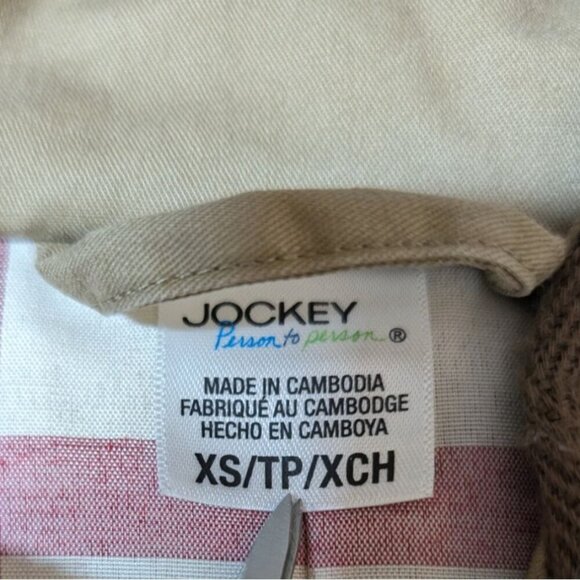 Jockey Utility Jacket Womens XS Military-Style Barn Pockets Plaid Lining - Picture 3 of 11